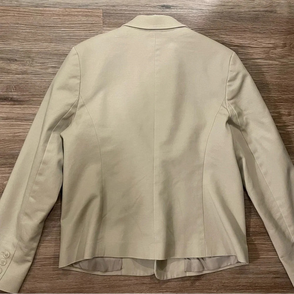 Liz Claiborne Collection Women’s Size L 1 Button Beige Blazer Jacket - Picture 2 of 7